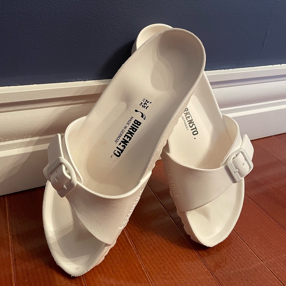 White Birkenstocks Madrid Eva Women’s Sandals - size 38